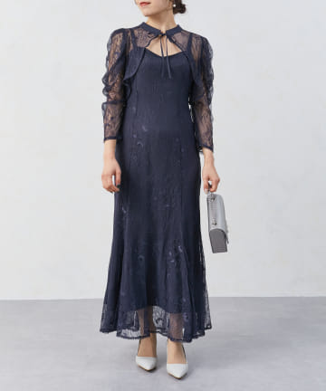 【即完売】belted velour frill onepiece オケージョン belted velour frill onepiece
