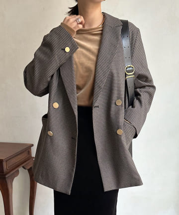千鳥柄ジャケット