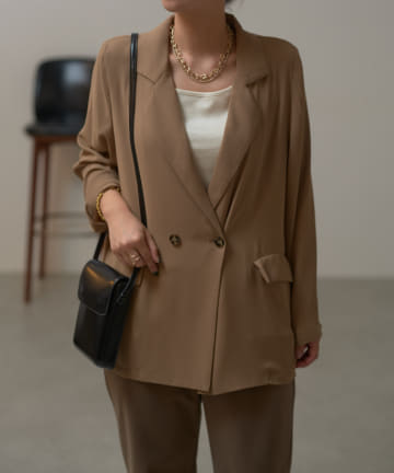 Jena　espace merveilleux(ジェナ　エスパスメルヴェイユ) ジョーゼットダブルジャケット