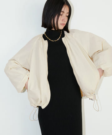 LARUTA(ラルータ) 撥水バルーンスリーブブルゾン