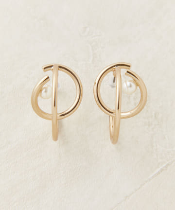 Lattice(ラティス) <チタン>パールメタルピアス