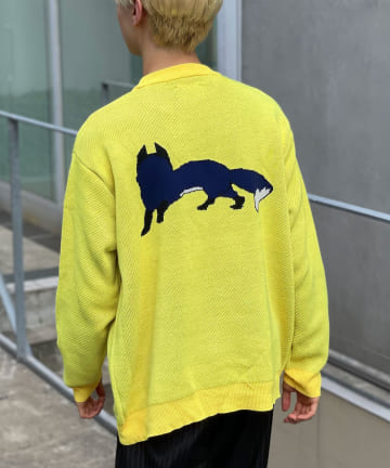 【PENNEYS/ペニーズ】別注the FOX ジャガードロゴニットプルオーバー