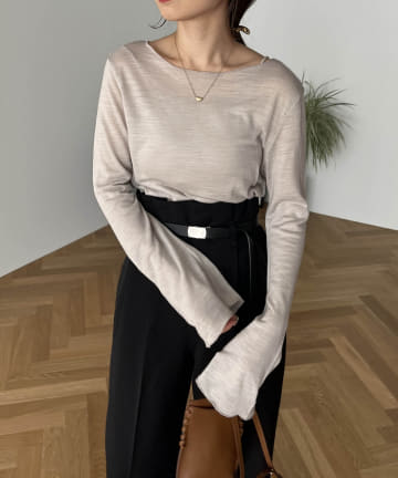 OUTLET(アウトレット) 【CAPRICIEUX LE'MAGE】ソフトシアーTシャツ