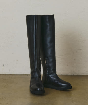 【CAMINANDO/カミナンド】 レザーニーハイブーツ