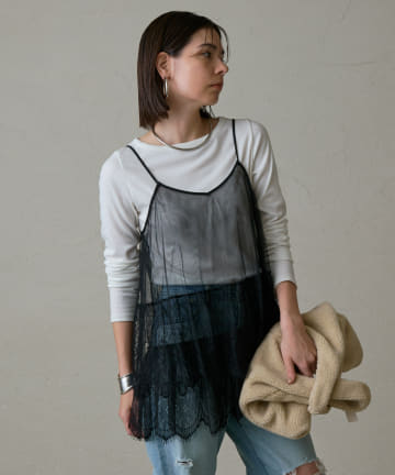 レースキャミソール