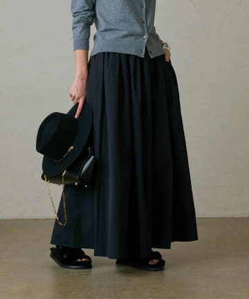 タフタギャザースカート