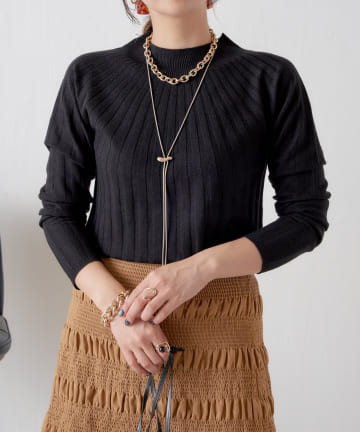 Jena　espace merveilleux(ジェナ　エスパスメルヴェイユ) シームレスリブニット