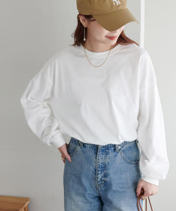 DISCOAT(ディスコート) 《新色追加!/21色展開》ボーダービッグロングTシャツ【WEB限定】