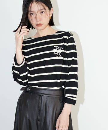 LARUTA(ラルータ) 厚盛ちびロゴロンT