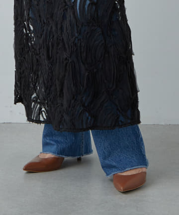 オープンパンプス