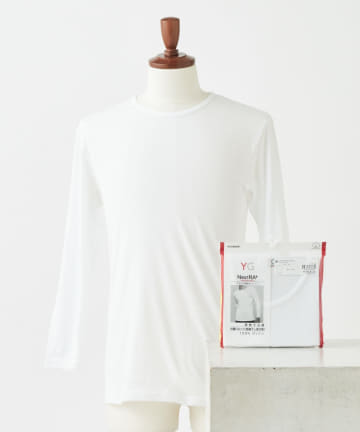 OUTLET(アウトレット) 【GUNZE×TYPY】発熱綿インナーロングスリーブTシャツ