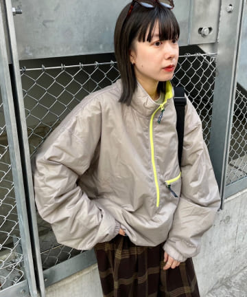 HARRINGTON STRETCH HALFZIP JACKET