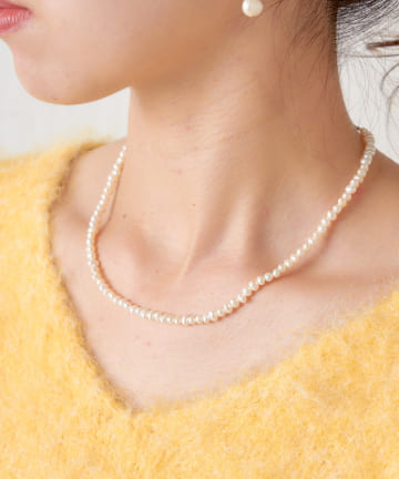 Jena　espace merveilleux(ジェナ　エスパスメルヴェイユ) ミニパールネックレス