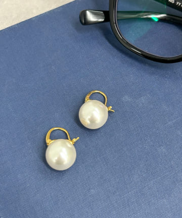 【WEB限定】パール一粒ピアス