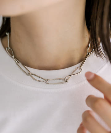 [Eau]wide chainnecklace
