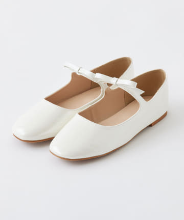 NICE CLAUP / OLIVE des OLIVE OUTLET(ナイスクラップ  / オリーブ デ オリーブ アウトレット) リボンストラップシューズ
