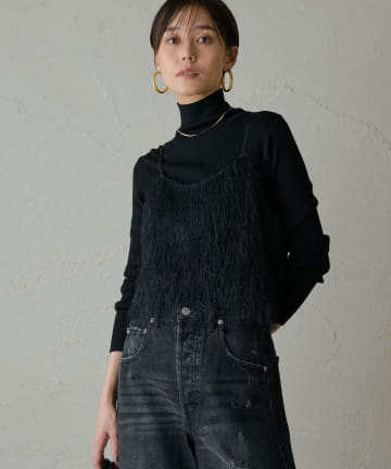 フェザーミニビスチェ