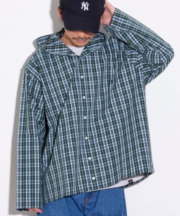 FREDY & GLOSTER(フレディ アンド グロスター) 【GLOSTER】BOY ASTLAD REMAKE フードチェックシャツ