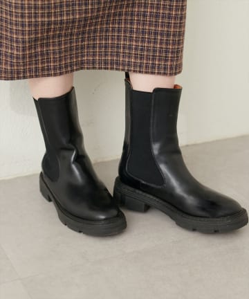 natural couture(ナチュラルクチュール) 晴雨兼用サイドゴアブーツ