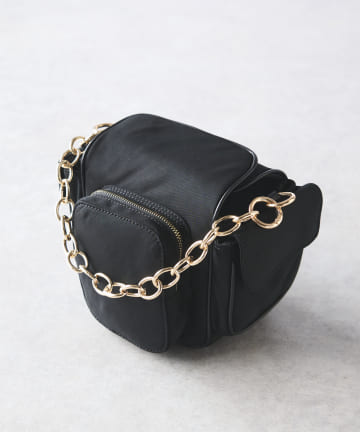 OUTLET(アウトレット) 【un dix cors】cache cache/カメラバッグ風チェーンバッグ