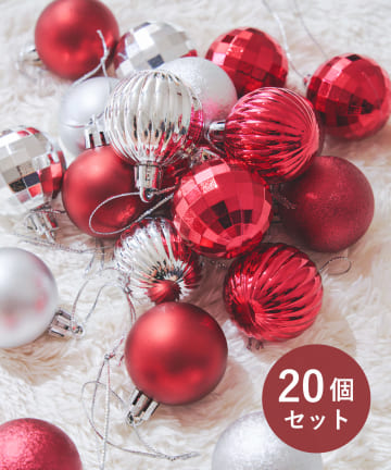 3COINS(スリーコインズ) 【クリスマス】オーナメント20個セット