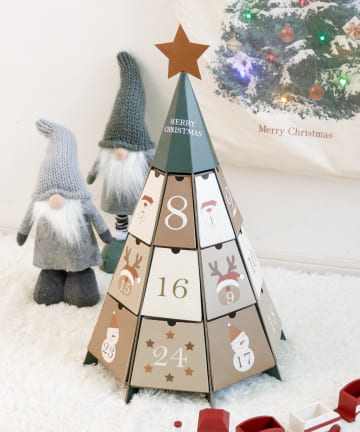 3COINS(スリーコインズ) 【クリスマス】WEB限定アドベントカレンダー：高さ60cm