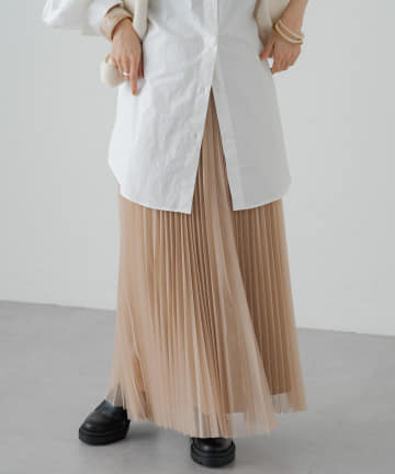 Omekashi(オメカシ) チュールプリーツスカート