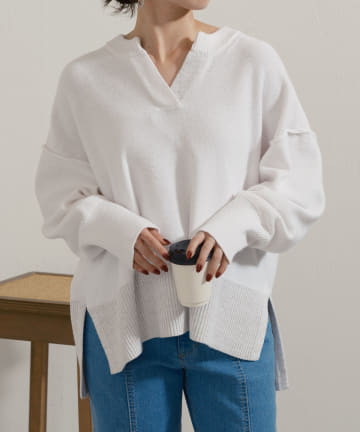 Jena　espace merveilleux(ジェナ　エスパスメルヴェイユ) スキッパーラメニット