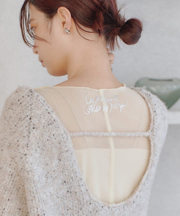 *シアーロゴプリントTEE