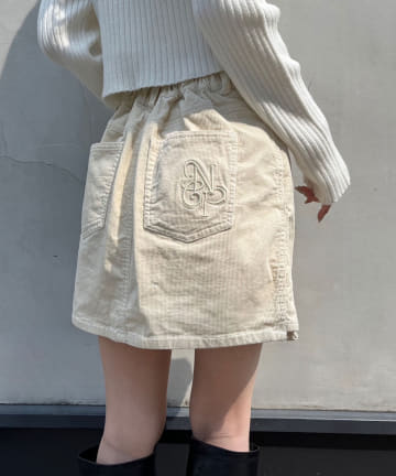 one after another NICE CLAUP(ワンアフターアナザー ナイスクラップ) コール天ミニスカート