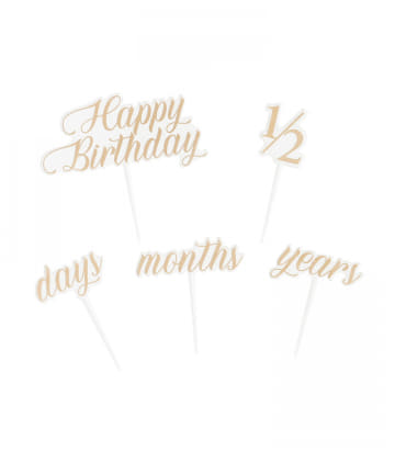 3COINS(スリーコインズ) ケーキトッパー／Happy Anniversary