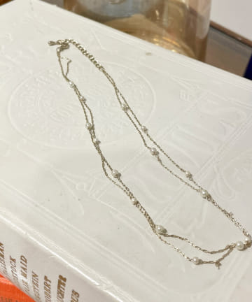 【WEB限定】プチパール2連ネックレス