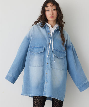 ウィムガゼット DENIMボアブルゾン デニム コート Whim Gazette