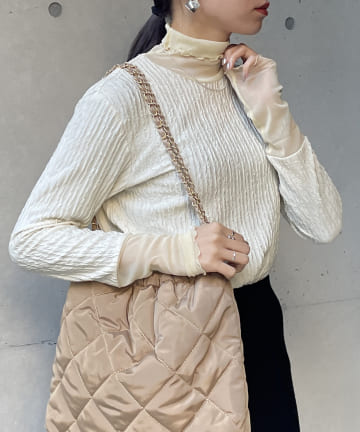 Thevon.(ゼヴォン) シアードッキングシャーリングプルオーバー
