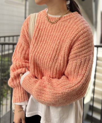 片畦ショートニット