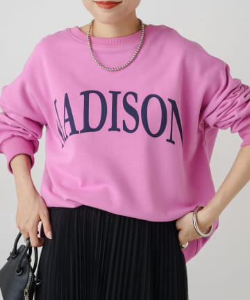 2WAYロゴスウェットプルオーバー