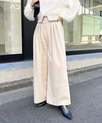 OUTLET(アウトレット) 【CAPRICIEUX LE'MAGE】折返しパンツ