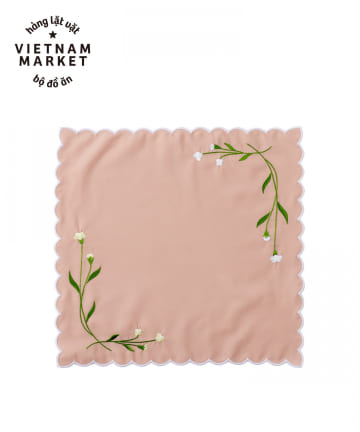 3COINS(スリーコインズ) 刺繍ハンカチ／ベトナム