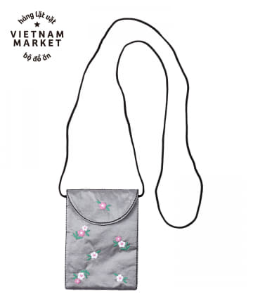 3COINS(スリーコインズ) 刺繍ショルダーポーチ：小／ベトナム