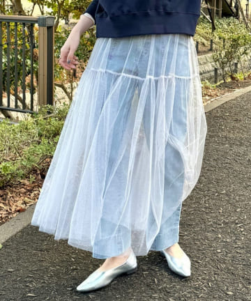 Jena　espace merveilleux(ジェナ　エスパスメルヴェイユ) 【3WAY】チュールスカート