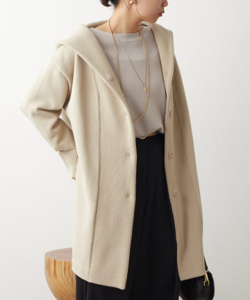 Jena　espace merveilleux(ジェナ　エスパスメルヴェイユ) スポンジニットフードコート