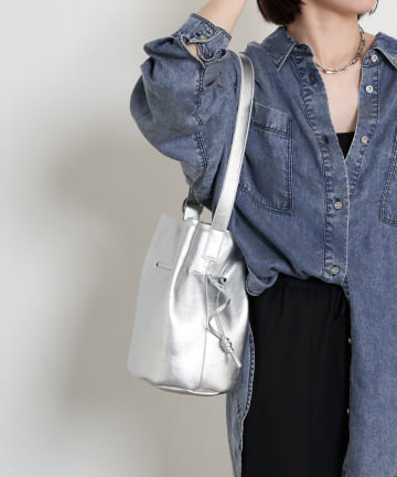 Jena　espace merveilleux(ジェナ　エスパスメルヴェイユ) ドロストバケットバッグ