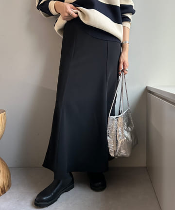 切替マーメイドスカート