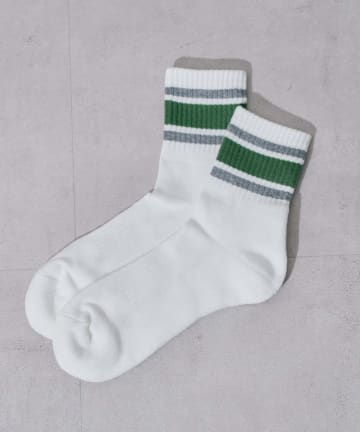 CIAOPANIC TYPY(チャオパニックティピー) 【GUNZE×TYPY】ラインショートソックス（MENS）