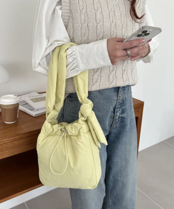 【コロンとフォルムが可愛い】パデッドドロスト2WAYショルダー≪軽量≫