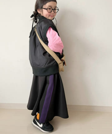 CIAOPANIC TYPY(チャオパニックティピー) 【WEB限定】【KIDS】ストレッチジャージライントラックスカート