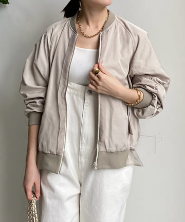 【WEB限定】 バックフレアワークブルゾン