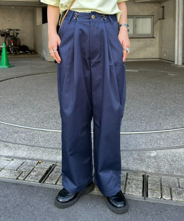 CIAOPANIC TYPY(チャオパニックティピー) 【平成エモ】【MENSサイズあり】タック入りワイドグルカチノパンツ