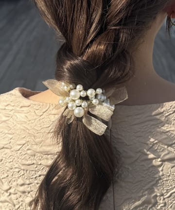 Lattice(ラティス) 【WEB限定】【オケージョン】パールヘアゴム