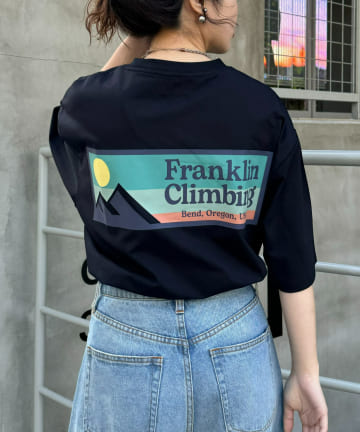 CIAOPANIC TYPY(チャオパニックティピー) 【Franklin Climbing】バックロゴ半袖Tee